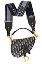 view 1 of 8 Dior Oblique Mini Saddle Bag in Blue