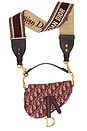 view 1 of 7 Dior Oblique Mini Saddle Bag in Red