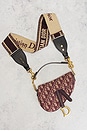 view 2 of 7 Dior Oblique Mini Saddle Bag in Red