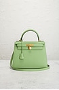view 2 of 7 SAC HERMES in Vert Criquet