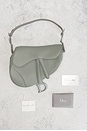 view 10 of 9 Dior Ultra Matte Saddle Bag in Grey
