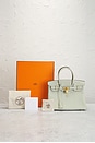 view 8 of 7 Hermes Togo Birkin 30 Handbag in Gris Neve
