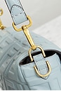 view 8 of 8 Fendi Zucca Embossed Baguette NM Shoulder Bag in Blue