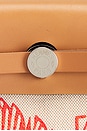 view 6 of 8 Hermes Toile & Leather Pegase Pop Herbag Zip 31 Handbag in Brown, Beige, & Red