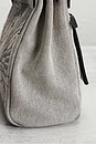 view 9 of 9 Hermes Toile & Leather Pegase Pop Herbag Zip  31 Handbag in Bleu Indigo & Ecru Black
