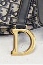 view 8 of 8 Dior Trotter Oblique Mini Saddle Bag in Blue