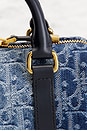 view 8 of 9 Dior Oblique Denim Nano Groove Convertible Bowling Bag in Blue