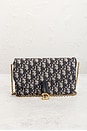 view 2 of 8 Dior Oblique Saddle Wallet On Chain in Blue