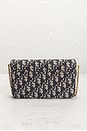 view 4 of 8 Dior Oblique Saddle Wallet On Chain in Blue