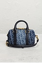 view 2 of 8 Dior Oblique Nano Groove Convertible Bowling Bag in Blue