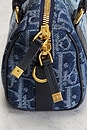 view 7 of 8 Dior Oblique Nano Groove Convertible Bowling Bag in Blue