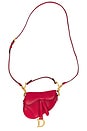 view 1 of 7 Dior Micro Saddle Bag in Red