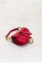 view 5 of 7 Dior Micro Saddle Bag in Red