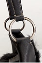 view 8 of 8 Prada Eco Lapin Faux Fur Buckle Hobo Bag in Black