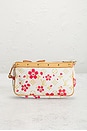 view 4 of 8 Louis Vuitton X Takashi Murakami Monogram Cherry Blossom Pochette Accessoires Shoulder Bag in White