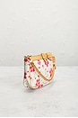 view 5 of 8 Louis Vuitton X Takashi Murakami Monogram Cherry Blossom Pochette Accessoires Shoulder Bag in White