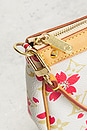 view 8 of 8 Louis Vuitton X Takashi Murakami Monogram Cherry Blossom Pochette Accessoires Shoulder Bag in White
