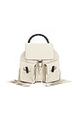 view 1 of 10 Gucci Bamboo Tassel Backpack in White