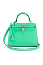 view 1 of 8 Hermes Epsom Kelly 25 Sellier Handbag in Vert Comics