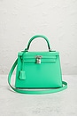 view 2 of 8 Hermes Epsom Kelly 25 Sellier Handbag in Vert Comics