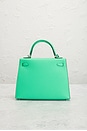 view 4 of 8 Hermes Epsom Kelly 25 Sellier Handbag in Vert Comics