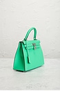 view 5 of 8 Hermes Epsom Kelly 25 Sellier Handbag in Vert Comics