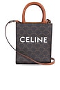 view 1 of 9 Celine Vertical Cabas Mini Tote Bag in Brown