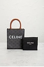 view 10 of 9 Celine Vertical Cabas Mini Tote Bag in Brown
