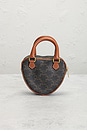 view 4 of 8 Celine Triomphe Heart Handbag in Brown