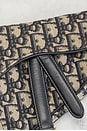 view 7 of 8 Dior Trotter Oblique Mini Saddle Bag in Blue