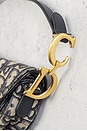 view 9 of 8 Dior Trotter Oblique Mini Saddle Bag in Blue