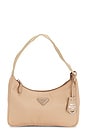 view 1 of 8 Prada Re-Edition 2000 Re-Nylon Mini Shoulder Bag in Cameo