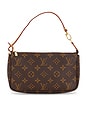 view 1 of 8 Louis Vuitton Monogram Pochette Accessoires Shoulder Bag in Brown