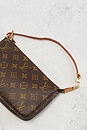 view 8 of 8 Louis Vuitton Monogram Pochette Accessoires Shoulder Bag in Brown