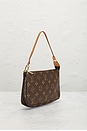 view 5 of 8 Louis Vuitton Monogram Pochette Accessoires Shoulder Bag in Brown
