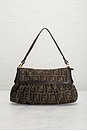 view 4 of 9 Fendi Zucca Chef Shoulder Bag in Brown