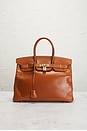view 2 of 10 Hermes Tadelakt Ghillies Birkin 35 Handbag in Fauve