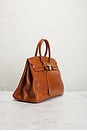 view 5 of 10 Hermes Tadelakt Ghillies Birkin 35 Handbag in Fauve