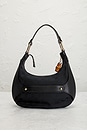 view 4 of 9 Gucci Bamboo Horsebit Hobo Bag in Black