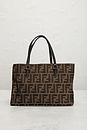 view 2 of 8 Fendi Zucca Tote Bag in Brown