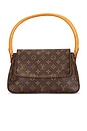 view 1 of 9 Louis Vuitton Monogram Mini Looping Shoulder Bag in Brown