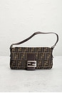 view 2 of 9 Fendi Zucca Baguette Shoulder Bag in Tobacco Brown