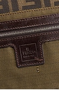 view 6 of 9 Fendi Zucca Baguette Shoulder Bag in Tobacco Brown