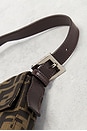 view 10 of 9 Fendi Zucca Baguette Shoulder Bag in Tobacco Brown