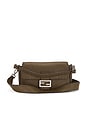 view 1 of 8 Fendi Cuoio Roma Sellerissima Nappa Re-Edition Baguette Shoulder Bag in Wood