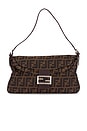 view 1 of 10 Fendi Zucca Baguette Shoulder Bag in Brown