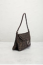 view 5 of 10 Fendi Zucca Baguette Shoulder Bag in Brown