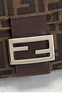 view 7 of 10 Fendi Zucca Baguette Shoulder Bag in Brown