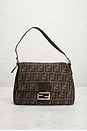 view 2 of 7 Fendi Zucca Mama Forever Baguette Shoulder Bag in Brown