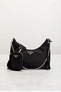 view 2 of 8 Prada Re-Edition 2005 Re-Nylon Shoulder Bag in Black